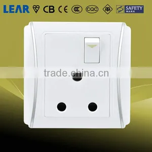 N6 Series Wall Switch 13A 1 Gang Switched Round-pin Socket thumbnail-1