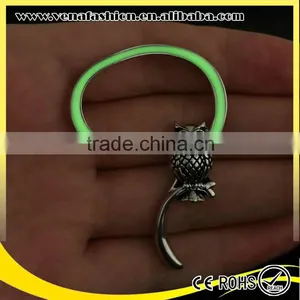 Glow in the Night Owl j Old Fashion Animal Shaped Earrings thumbnail-4