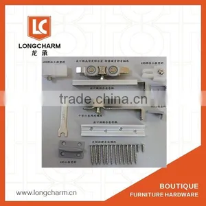 Sliding Rollers Hanging Caster Wheel System for Sliding Door Wheels for Sliding Doors Wardrobe thumbnail-5
