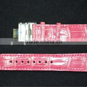 Luxury Real Alligator Leather Watch Band Leather Watch Strap thumbnail-1