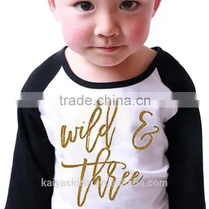 Naughty Boys Boutique Tiger Printed 2 Pcs 3/4 Sleeves Top and Pant Sets Clothing Manufacturers 2016 for Kids thumbnail-5