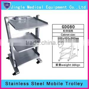 New ! High Grade Stainless Steel Dental Clinic Trolley, Hospital Trolley. thumbnail-1