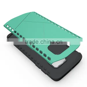 2 IN 1 Hybrid Armor Case for Sumsung S6 Edge Great Protector for Your Love Phone thumbnail-4
