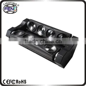 8 Bee Eye RGBW Crossed Light Effects Beam Wash Led Moving Head Spider Light thumbnail-3