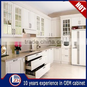 Integrated Cheap Modern Pvc Water Resistant Kitchen Cabinet thumbnail-6