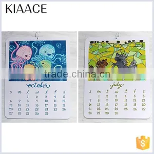 Art Design Custom Desktop Wholesale Printing Paper Yearly Calendar thumbnail-4