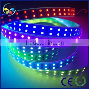 5050smd 120led 28.8W/M Double Row Led Strip Rgb thumbnail-1