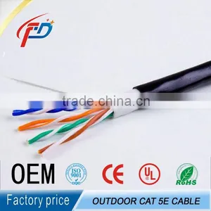 CCA+CCS Conductor Fluke Tested 4pairs Utp Cat5e Indoor /outdoor Networking Lan Cable thumbnail-1