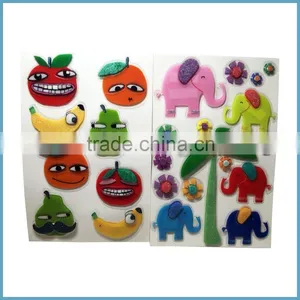 Competitive Price Cute Free Cartoon Design Vinyl 3D Wall Sticker thumbnail-2