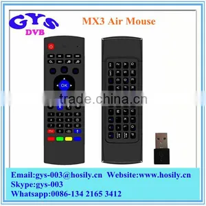 MX3 Air Mouse Remote Control 2.4GHz MX3 Mini Wireless Keyboard thumbnail-1