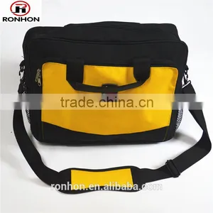 Black and Yellow Practical Garden Tool Bag With Shoulder Strip thumbnail-1