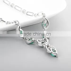 925 Sterling Silver Latest Design Beads Necklace Jewelry SNP027W thumbnail-6