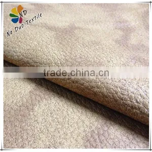 Embossed Suede Sofa Fabric Backing With Polar Fleece/Suede Manufacturers thumbnail-1