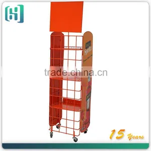2013 Hot Sale 3 Layers Metal Used Wire Display Racks/ Wine Display Rack/bottle Display Rack thumbnail-3