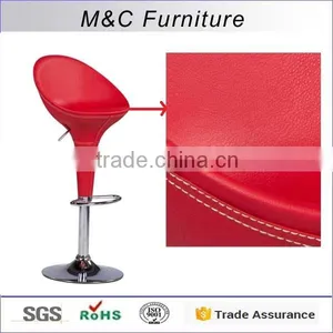 Made in China Stainless Steel Bright Chrome Bar Stool High Chair thumbnail-1