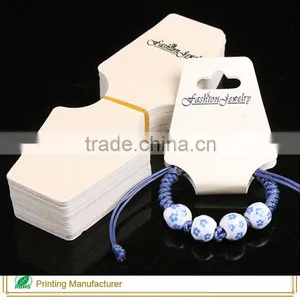 Custom Printed Folded Necklace Hanging Card Holder With Logo Print thumbnail-6