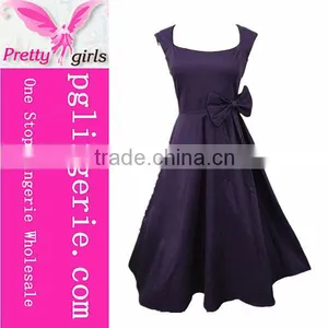 Hot Sale Laides Vintage Retro Dress For Women thumbnail-4