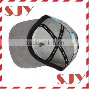 Custom 3D Embroidery Suede Snapback Hat Cap Wholesale thumbnail-5