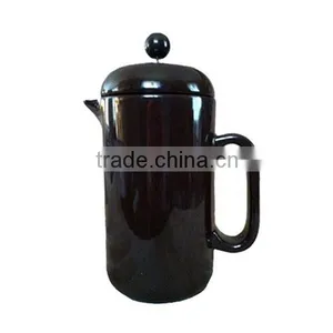 FDA Heat-resistant Stainless Steel Unique Ceramic French Coffee Press thumbnail-1