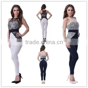 Hot! Hot! Most Popular Design Wholesale Fashion Sleeveless Plus Size Women Jumpsuit 2015 thumbnail-1