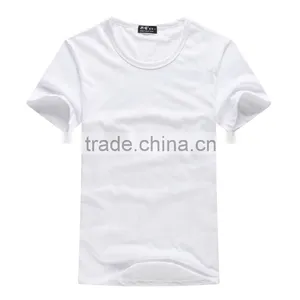Promotional Super Cheapest 100% Cotton O-neck 1 Dollar White t Shirt thumbnail-1