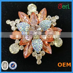 Korean Brooch,crystal Brooch,Rhinestone Brooch thumbnail-1