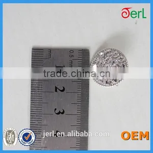 Wholesale Fashion Rhinestone Round Button for Wedding Bouquet Decoration thumbnail-2