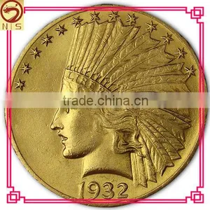 Metal Replica Custom Egypt Gold Coins thumbnail-1