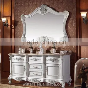 European Bathroom Single Hole Facuet Mount Basin Cabinet WTS1616 thumbnail-1