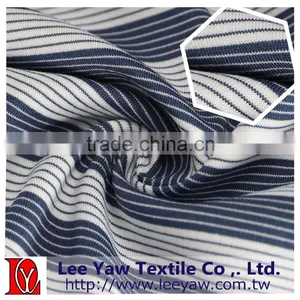 Polyester Spandex Fleeder Stripe Jersey Fabric thumbnail-3