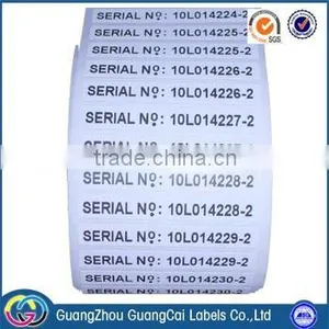 High Quality Self-adhesive Custom Thermal Transfer Label Stickers thumbnail-1