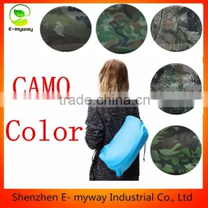Air Sofa Outdoor Inflatable Lounger Hangout Compression Sleeping Bags Nylon Fabric With Carry Bags With Side Pocket thumbnail-1