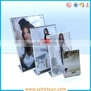 2016 Acrylic Wholesale Photo Frame High Quality Acrylic Magnetic Photo Frame thumbnail-6