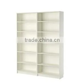 China Manufacturer Sale Wihte Colour Used Library Bookcases/particle Board Book Shelf thumbnail-1