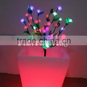 Colorful Light Emitting European Fashion Yard Villa Waterproof Plastic Led Decorative Flower Lights thumbnail-1
