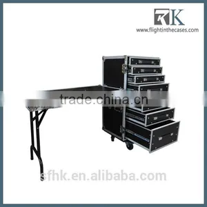 CUSTOM 4 DRAWERS WORK BOX HEAVY DUTY ATA ROAD CASE FLIGHT CASE thumbnail-2