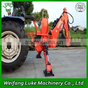 4WD Wheel Tractor Attached Backhoe Loader for Sale thumbnail-1