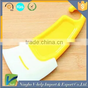 Two Color Non-stick Oil Platinum Silicone Scraper With PC Handler thumbnail-1