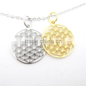 Small Charm 20mm Flower of Life Pendant Jewelry for Earrings thumbnail-4