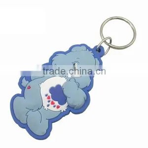 Hot Sale Soft Pvc Keychain /key Ring With Cartoon Animal thumbnail-1