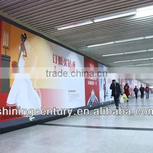 100% Polyester Backlit Box Fabric Textile With Inkjet Printing thumbnail-2