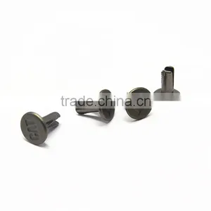 Custom Logo 8mm Metal Shoe Accessories Brass Rivets thumbnail-3