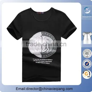 Cheap Custom Silk Screen Print Men's t Shirt With Wholesale Price thumbnail-1