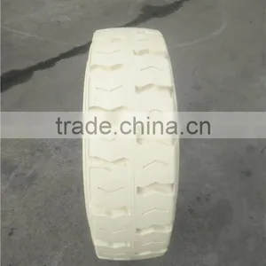 Solid Tire Type Press on White Color Tires for Forklift 21x7x15 With ISO Certification thumbnail-4
