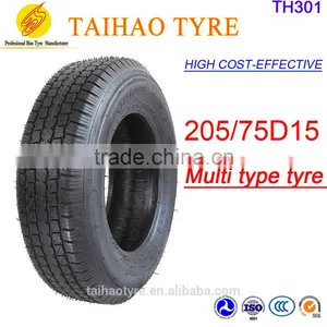 Wholesale Good Quality Bias Trailer Tires 205/75D15 Small Trailer ST Tralier Tire thumbnail-1