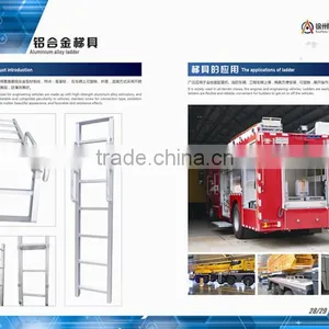 Fire Engine Step Ladder Aluminum Alloy, Aluminum Folded Ladder thumbnail-5