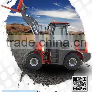 EVERUN 2.0ton Hoflader CE Machinery Equipment ER20 Wheel Loader With Pallet Forks for Sale thumbnail-1