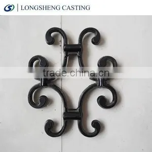 Cast Iron Flowers for Gate Decoration / Fence Ornamental Iron Flowers thumbnail-1