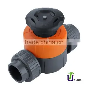 Union Type Diaphragm Valves DIN PN16 (ANSI SCH 80)/UPVC Union Type Diaphragm Valves thumbnail-1
