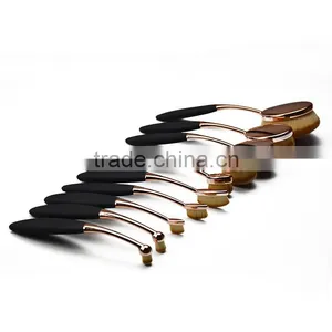 10pcs Beauty Toothbrush Shaped Foundation Power Makeup Oval Cream Puff Brushes thumbnail-3